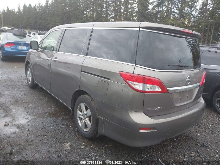 2014 NISSAN QUEST SV - JN8AE2KP1E9105696