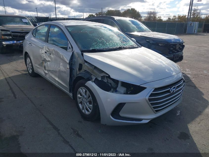 2017 HYUNDAI ELANTRA SE - 5NPD74LFXHH078076