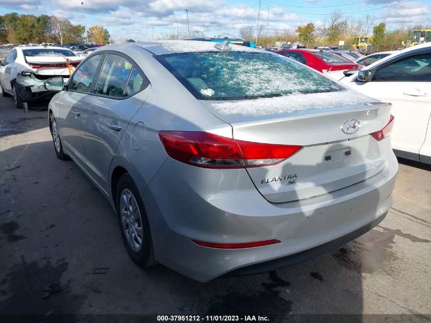 2017 HYUNDAI ELANTRA SE - 5NPD74LFXHH078076