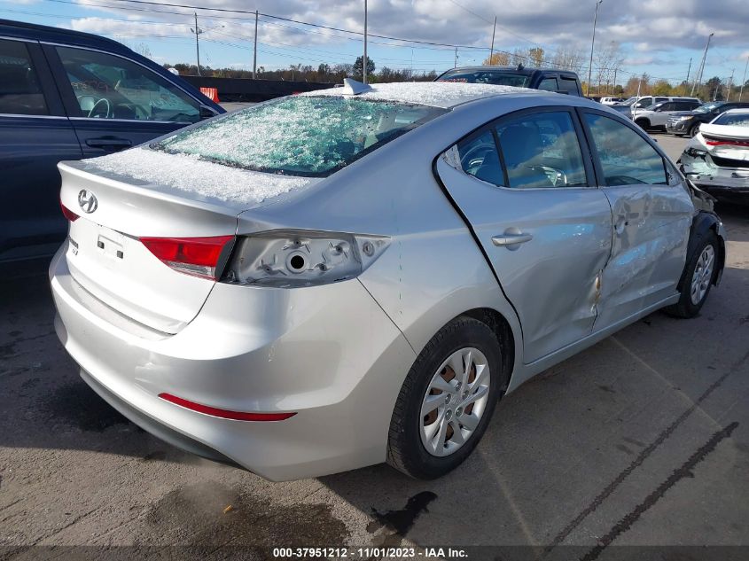 2017 HYUNDAI ELANTRA SE - 5NPD74LFXHH078076