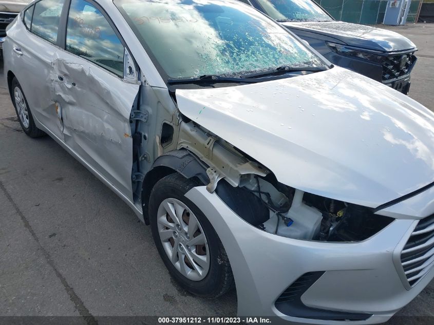 2017 HYUNDAI ELANTRA SE - 5NPD74LFXHH078076