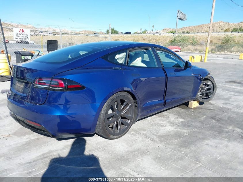 VIN 5YJSA1E56NF492798 2022 TESLA MODEL S