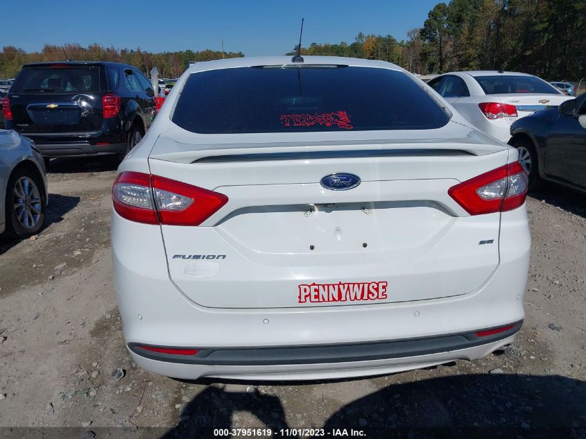 2016 FORD FUSION SE - 3FA6P0H73GR149476