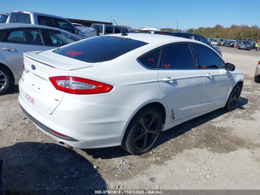 2016 FORD FUSION SE - 3FA6P0H73GR149476