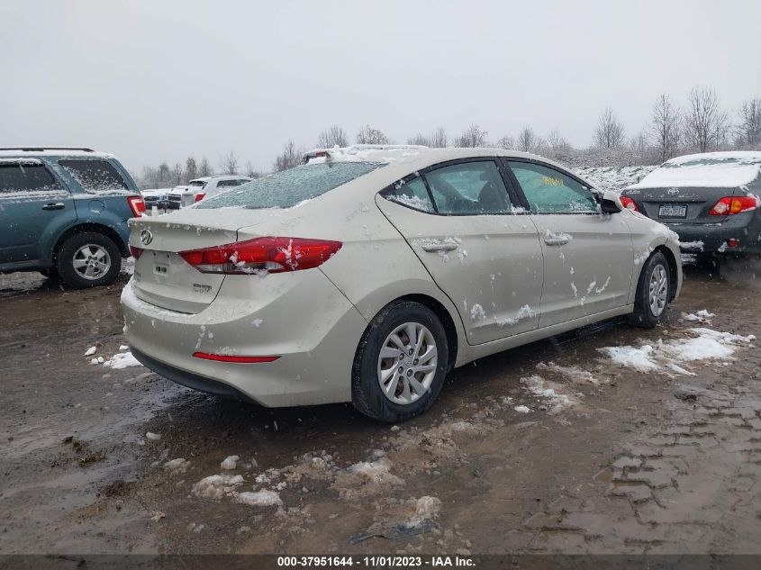 2017 HYUNDAI ELANTRA SE - 5NPD74LF7HH141232