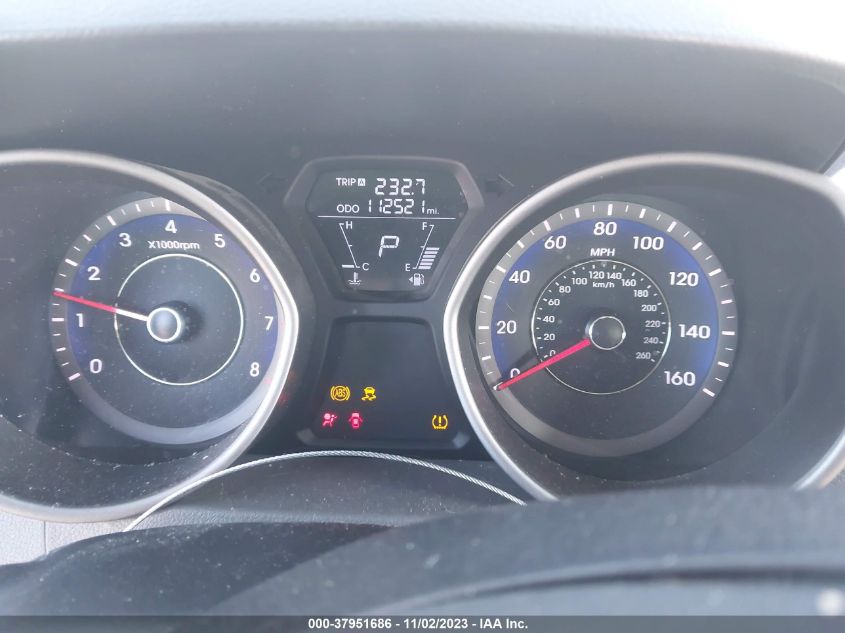 2013 HYUNDAI ELANTRA GS - KMHDH6AE3DU011639
