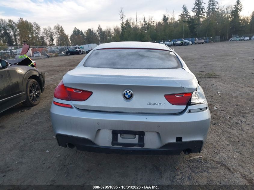 2014 BMW 640I GRAN COUPE WBA6A0C59ED317691