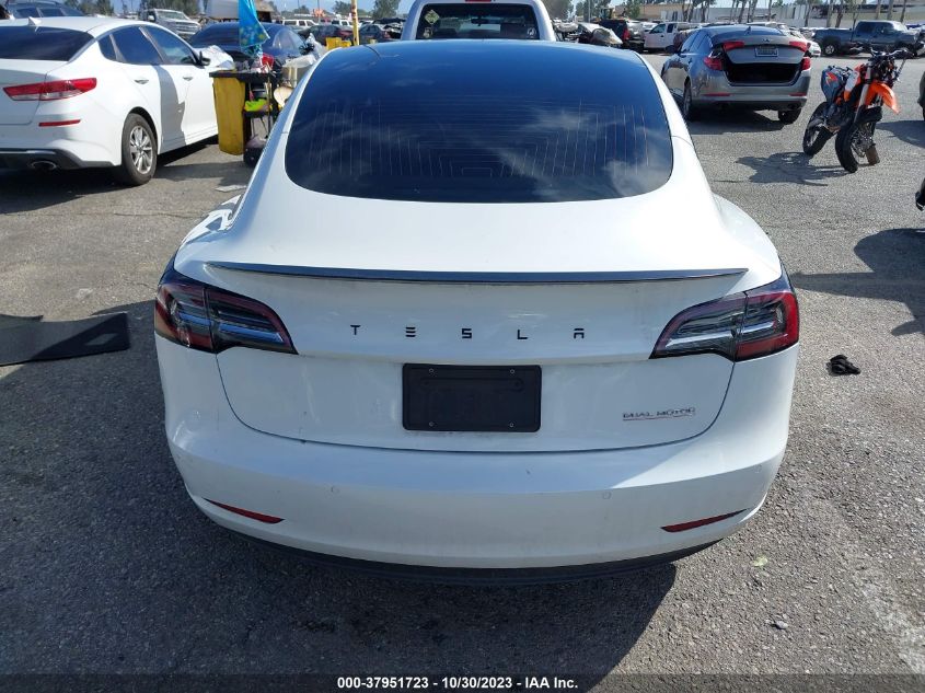 2019 TESLA MODEL 3 LONG RANGE/PERFORMANCE - 5YJ3E1EB9KF513928