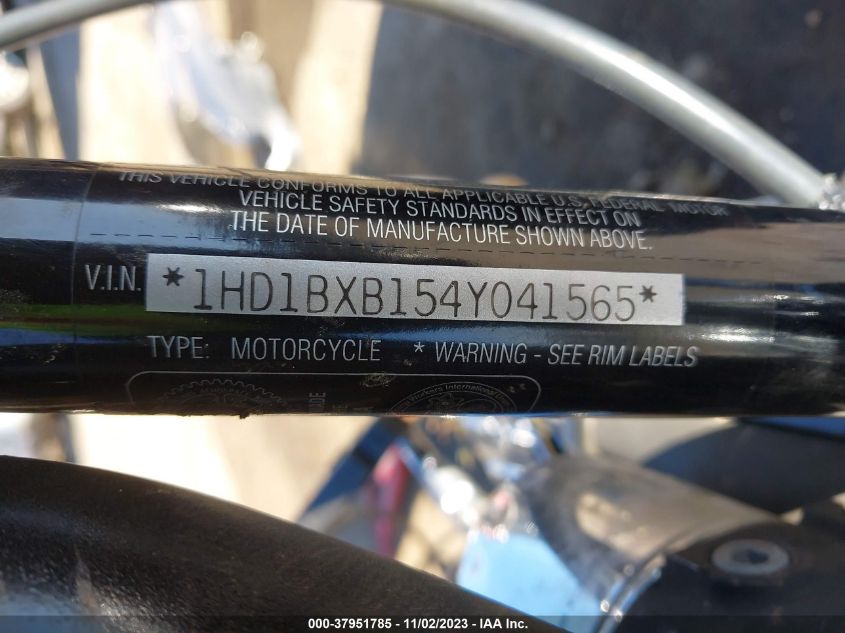 2004 HARLEY-DAVIDSON FLSTFI 1HD1BXB154Y041565
