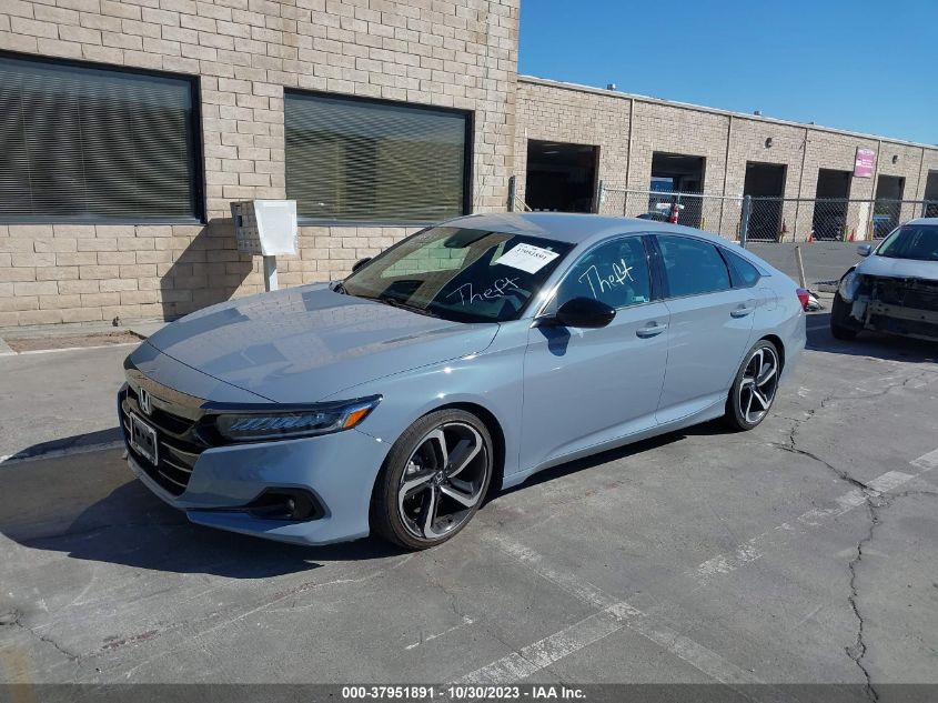 2022 HONDA ACCORD SPORT - 1HGCV1F35NA041832