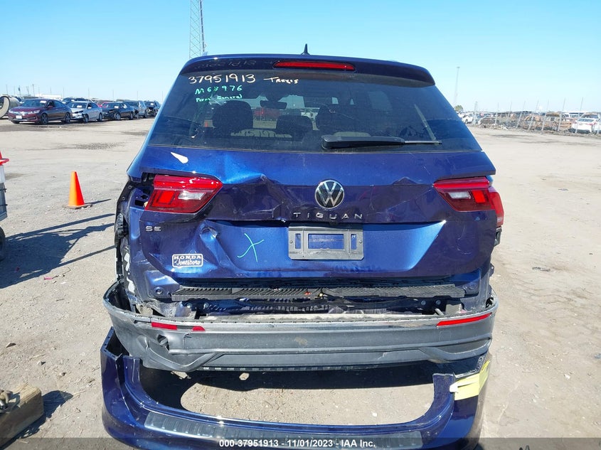 VIN 3VV3B7AX3NM118321 2022 VOLKSWAGEN TIGUAN SE