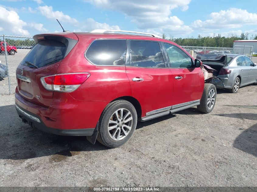 2014 NISSAN PATHFINDER SL - 5N1AR2MM8EC601077