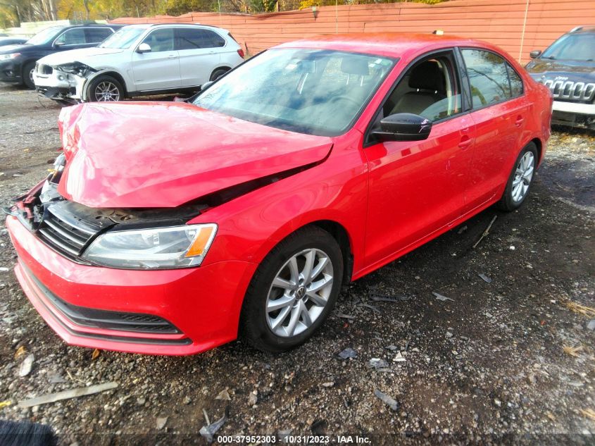 2015 VOLKSWAGEN JETTA SEDAN 1.8T SE 3VWD17AJ1FM258965