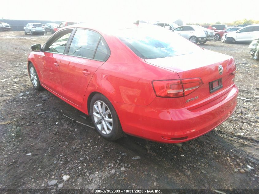 2015 VOLKSWAGEN JETTA SEDAN 1.8T SE 3VWD17AJ1FM258965