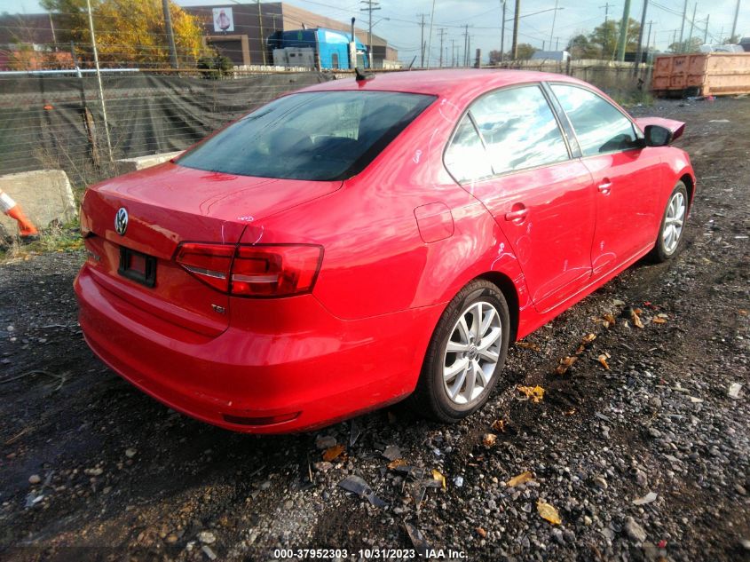 2015 VOLKSWAGEN JETTA SEDAN 1.8T SE 3VWD17AJ1FM258965