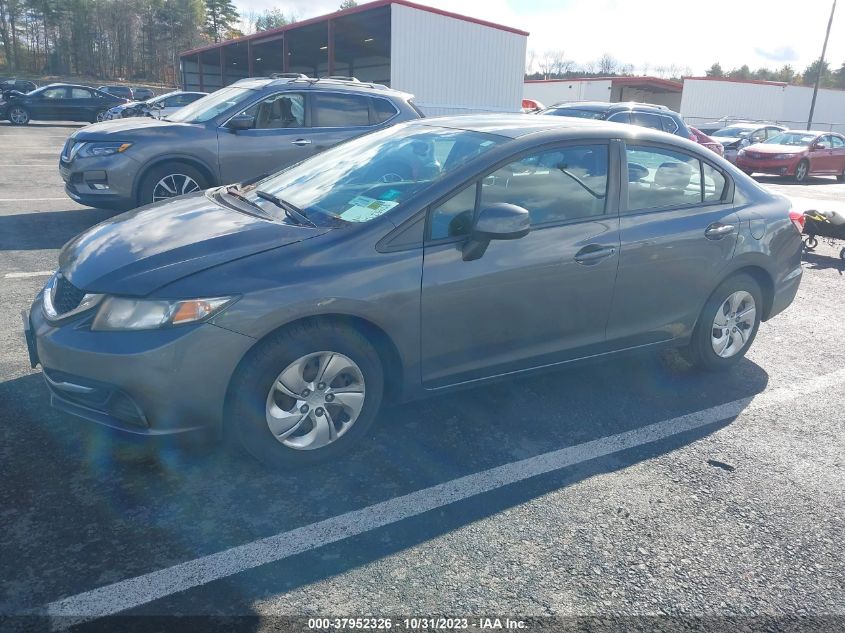 2013 HONDA CIVIC SDN LX 2HGFB2F51DH597892