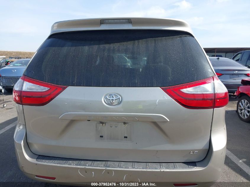 2015 TOYOTA SIENNA LE - 5TDKK3DC0FS686653