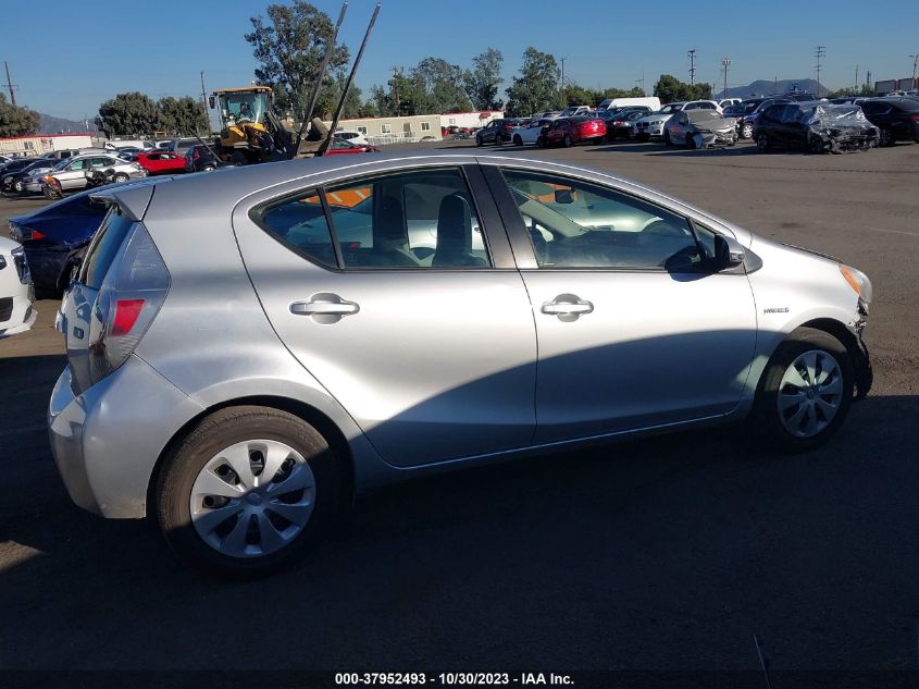2013 TOYOTA PRIUS C ONE/TWO/THREE/FOUR - JTDKDTB30D1550305