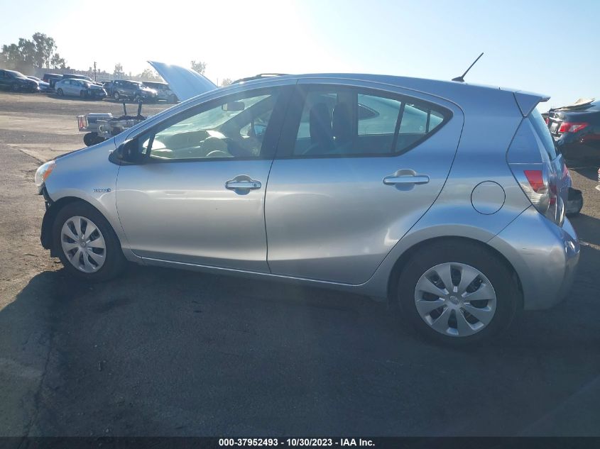 2013 TOYOTA PRIUS C ONE/TWO/THREE/FOUR - JTDKDTB30D1550305