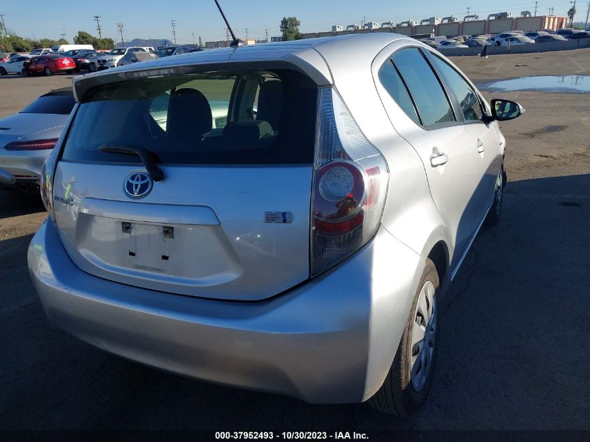 2013 TOYOTA PRIUS C ONE/TWO/THREE/FOUR - JTDKDTB30D1550305