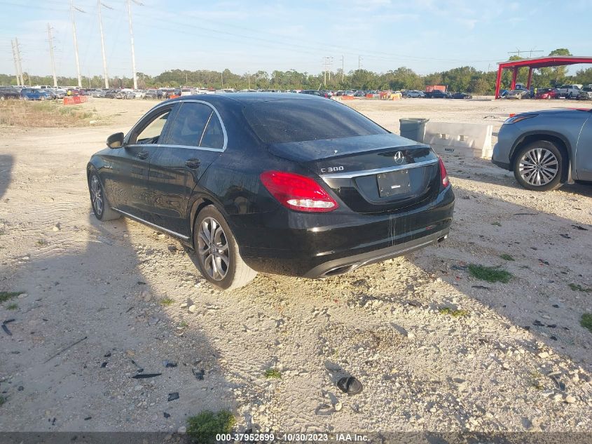 2017 MERCEDES-BENZ C 300 LUXURY/SPORT 55SWF4JB4HU203193
