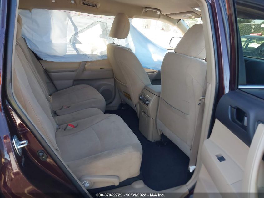 2013 TOYOTA HIGHLANDER - 5TDZA3EH0DS045639