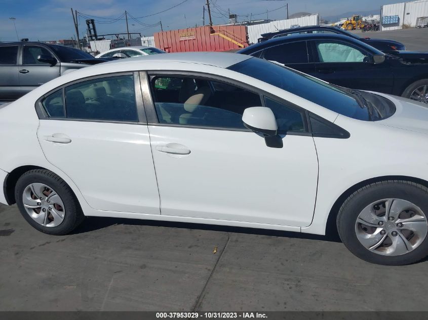 2013 HONDA CIVIC SDN LX 19XFB2F50DE283872