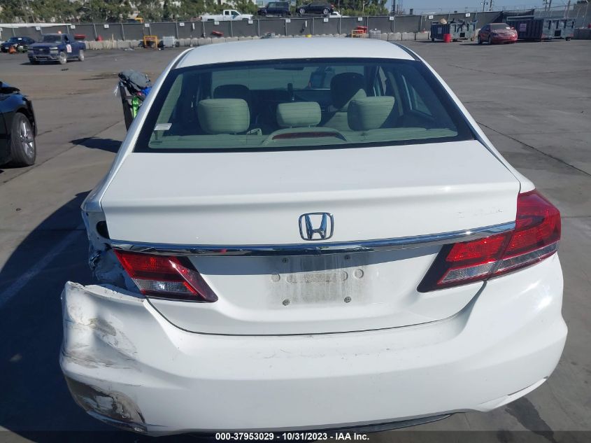 2013 HONDA CIVIC SDN LX 19XFB2F50DE283872