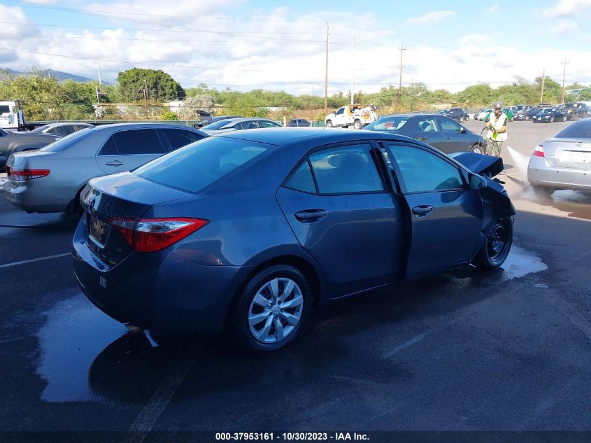 2014 TOYOTA COROLLA L/LE/LE PLS/PRM/S/S PLS - 5YFBURHE9EP047199