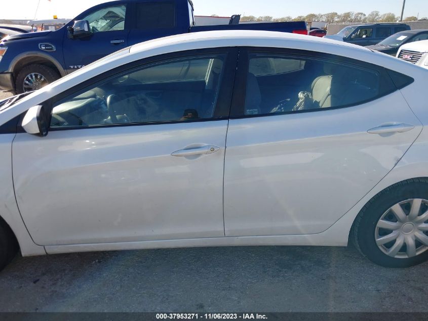 2016 HYUNDAI ELANTRA SE - 5NPDH4AE6GH741147