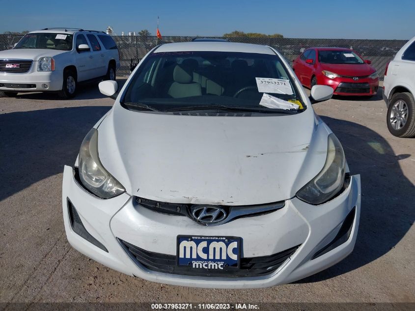 2016 HYUNDAI ELANTRA SE - 5NPDH4AE6GH741147