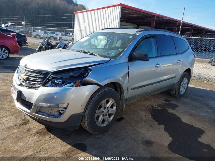 2015 CHEVROLET TRAVERSE LS - 1GNKRFEDXFJ154027
