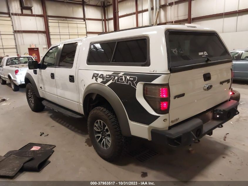 2013 FORD F-150 SVT RAPTOR - 1FTFW1R64DFD41166