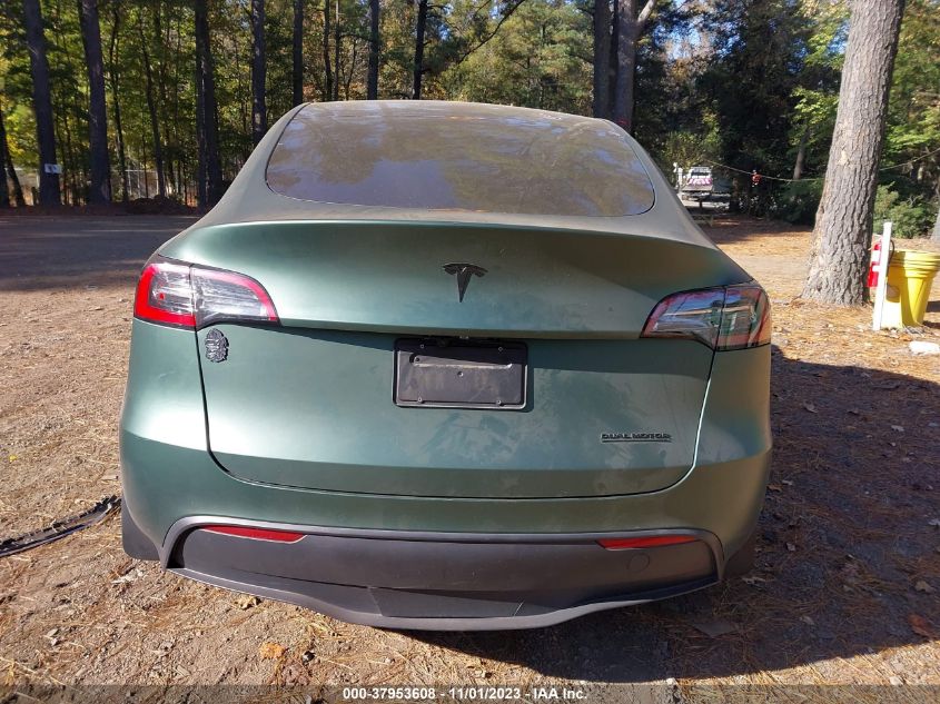 2022 TESLA MODEL Y LONG RANGE DUAL MOTOR - 7SAYGDEE6NF394500