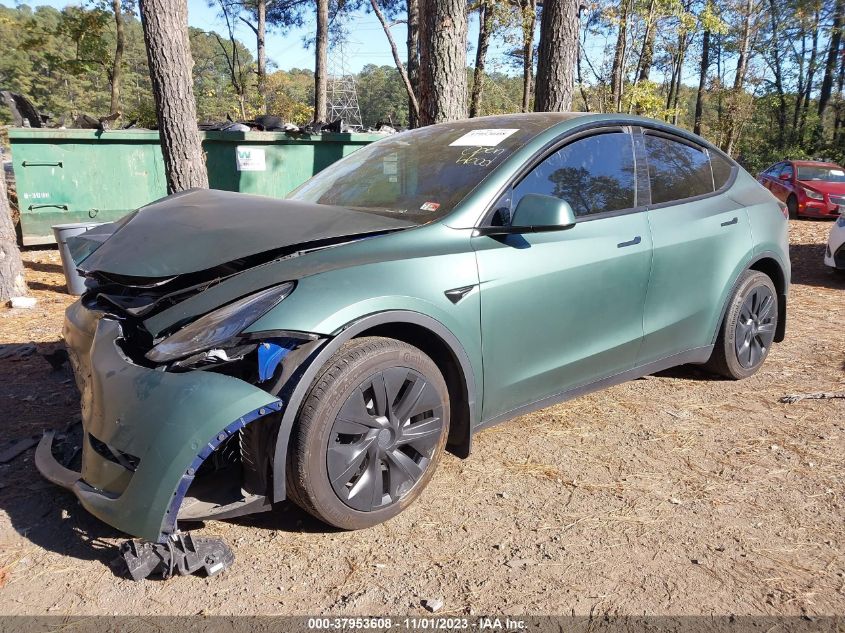 2022 TESLA MODEL Y LONG RANGE DUAL MOTOR - 7SAYGDEE6NF394500