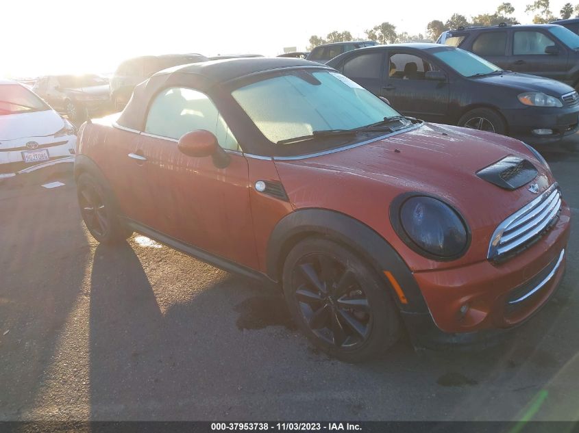 2013 MINI ROADSTER COOPER WMWSY1C55DT625252