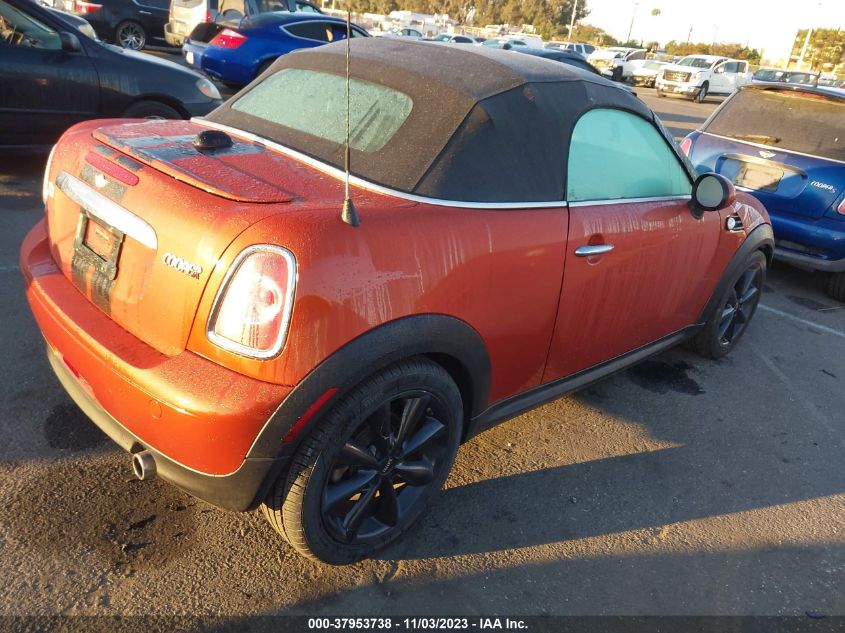2013 MINI ROADSTER COOPER WMWSY1C55DT625252