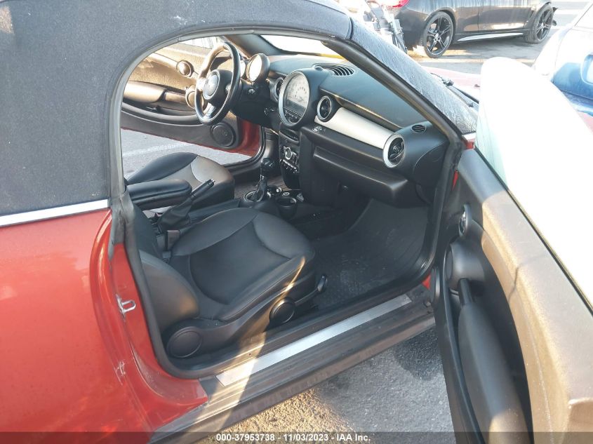 2013 MINI ROADSTER COOPER WMWSY1C55DT625252