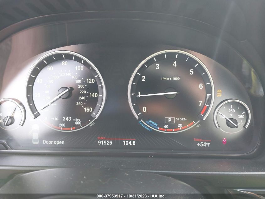 2013 BMW ACTIVEHYBRID 5 - WBAFZ9C59DD090840