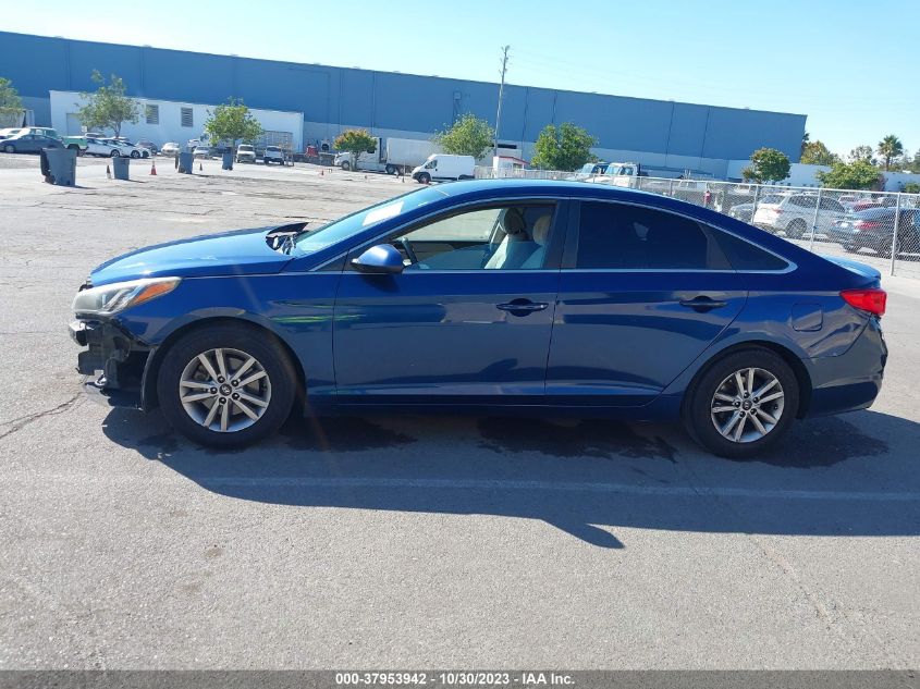 2017 HYUNDAI SONATA 2.4L - 5NPE24AF6HH441947