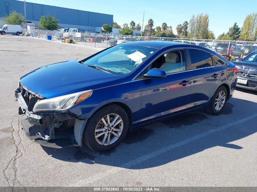 2017 HYUNDAI SONATA 2.4L - 5NPE24AF6HH441947