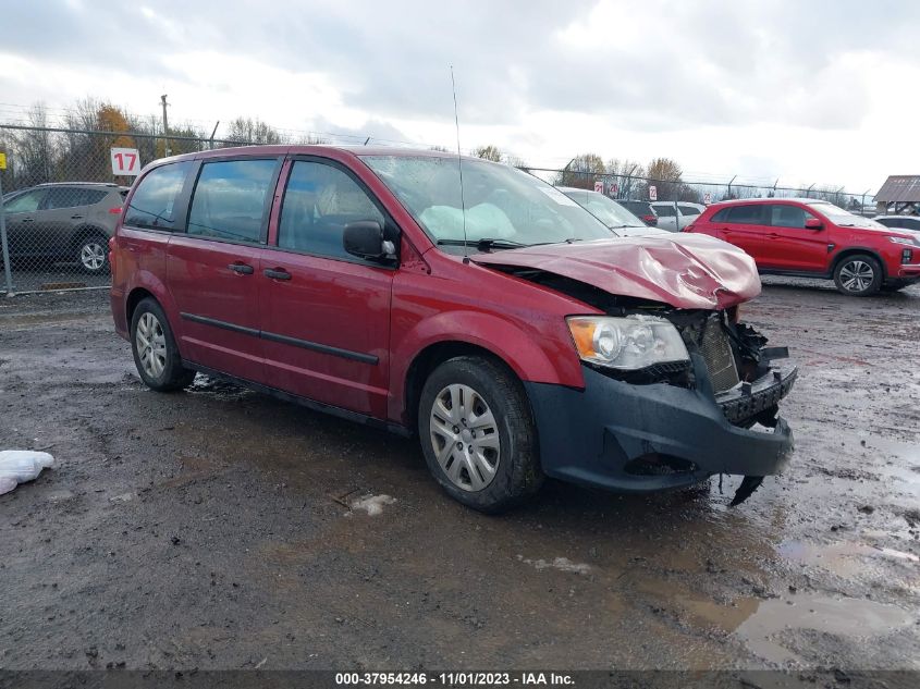 2014 DODGE GRAND CARAVAN AMERICAN VALUE PKG - 2C4RDGBG0ER299243