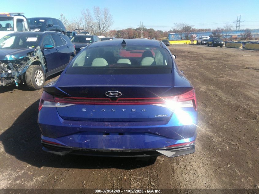 2021 HYUNDAI ELANTRA LIMITED - 5NPLP4AG7MH015132
