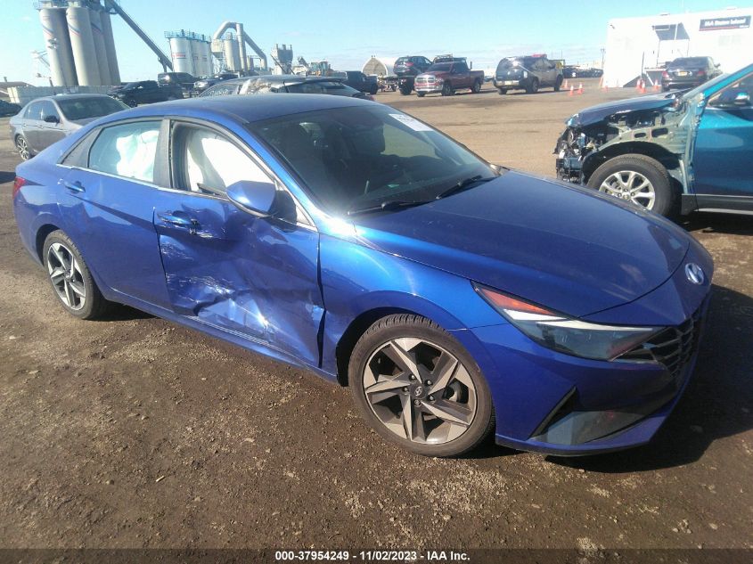 2021 HYUNDAI ELANTRA LIMITED - 5NPLP4AG7MH015132
