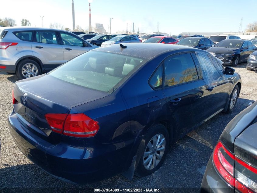 2013 VOLKSWAGEN PASSAT S - 1VWAH7A34DC144716