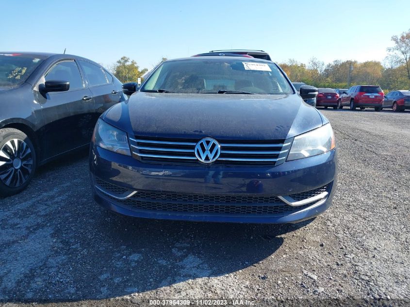2013 VOLKSWAGEN PASSAT S - 1VWAH7A34DC144716