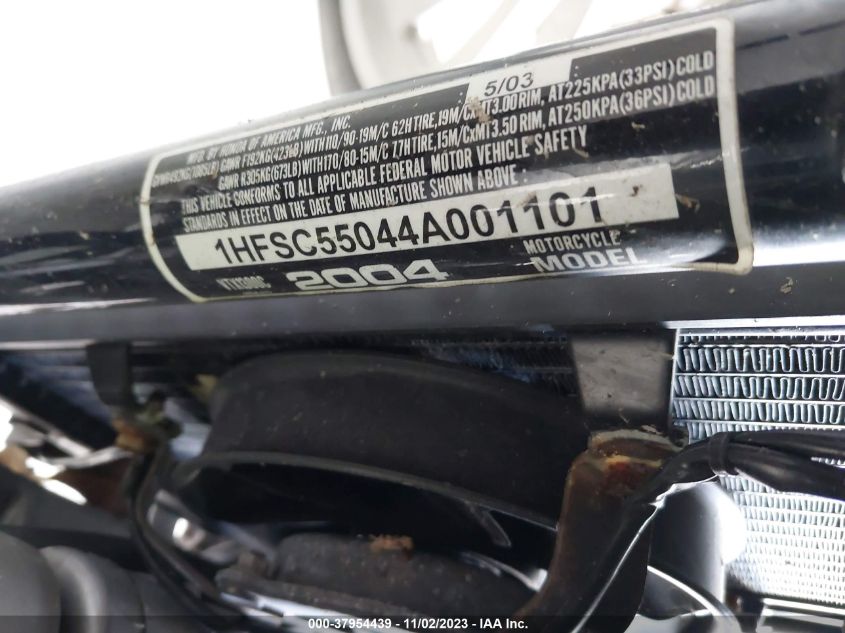 2004 HONDA VTX1300 C 1HFSC55044A001110