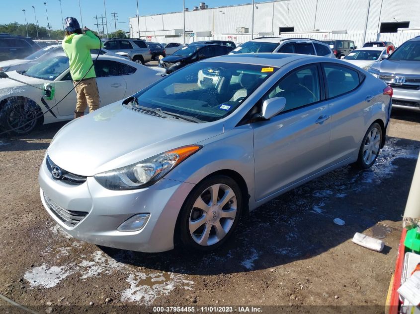 2013 HYUNDAI ELANTRA LIMITED PZEV - 5NPDH4AE4DH171032