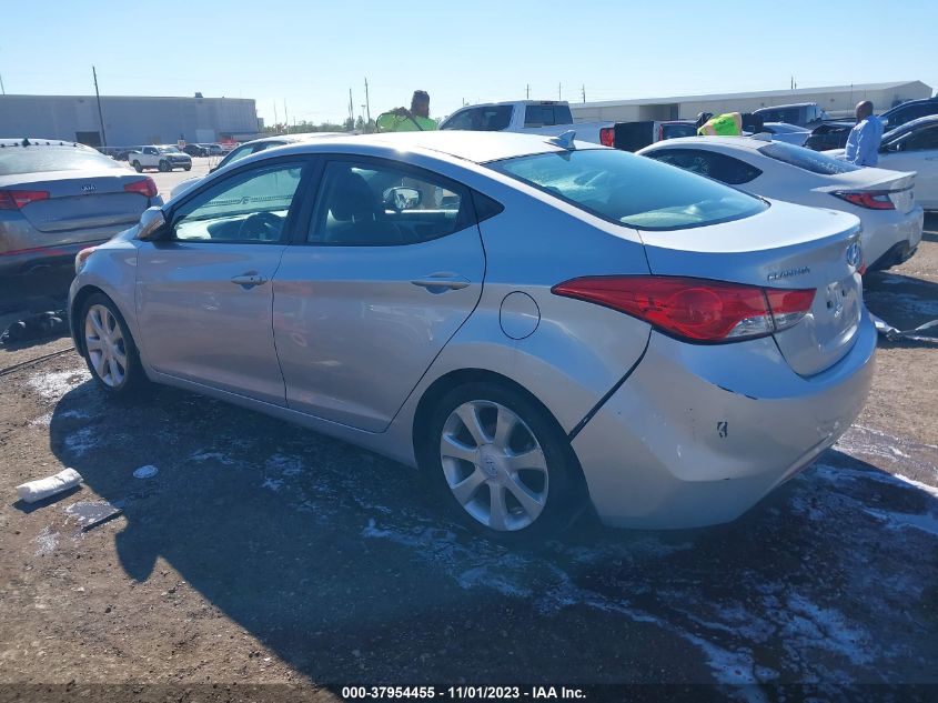 2013 HYUNDAI ELANTRA LIMITED PZEV - 5NPDH4AE4DH171032