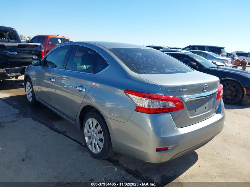 2014 NISSAN SENTRA S - 3N1AB7AP9EY248346
